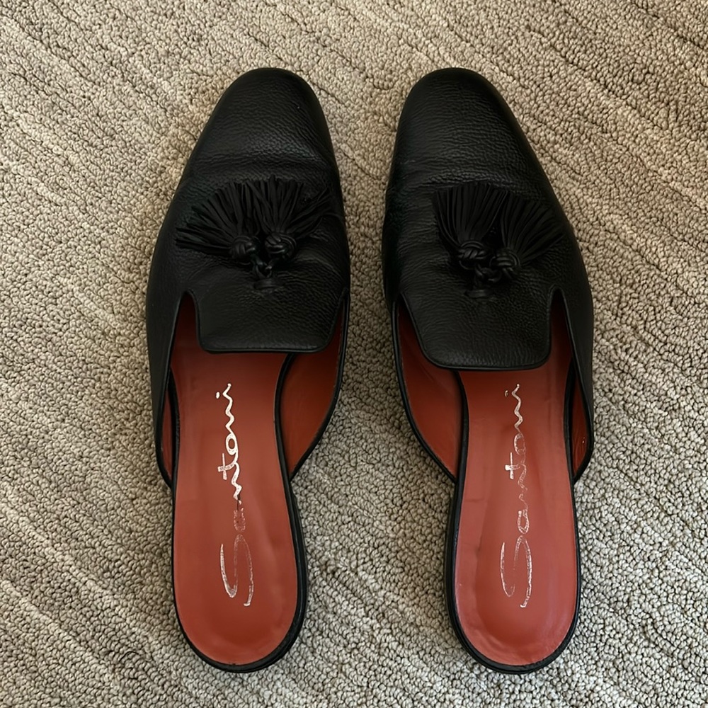Santoni Mules - size 10.5